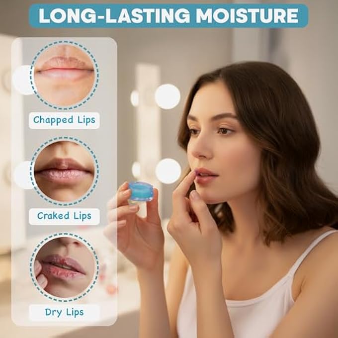 iCUC WILD BLUEBERRIES LIP BALM - FOR MOIST LIPS - SHEA BUTTER - VITAMIN E - PARABEN & SULPHATE FREE - FOR CHAPPED, DRY & CRACKED LIPS - HELPS LIPS TO STAY HYDRATED & MOISTURIZED - 8 GM - Image 4